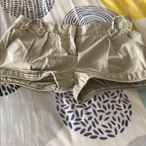 Maxazria khaki shorts